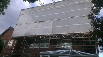 Temporary Roof Scaffold Bedford