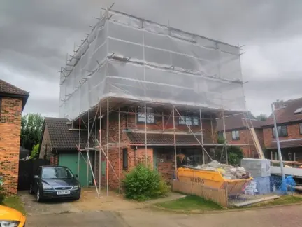Temporary Roof Scaffold Harpenden